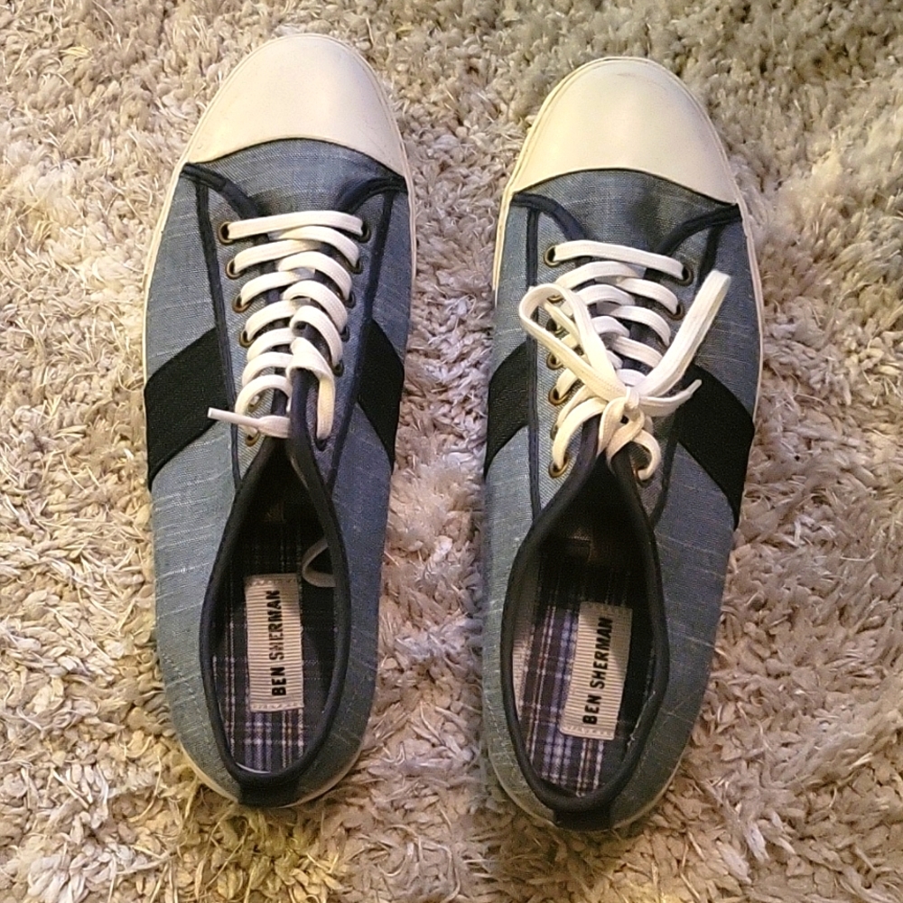 Men's Ben Sherman Denim Sneakers, size 11